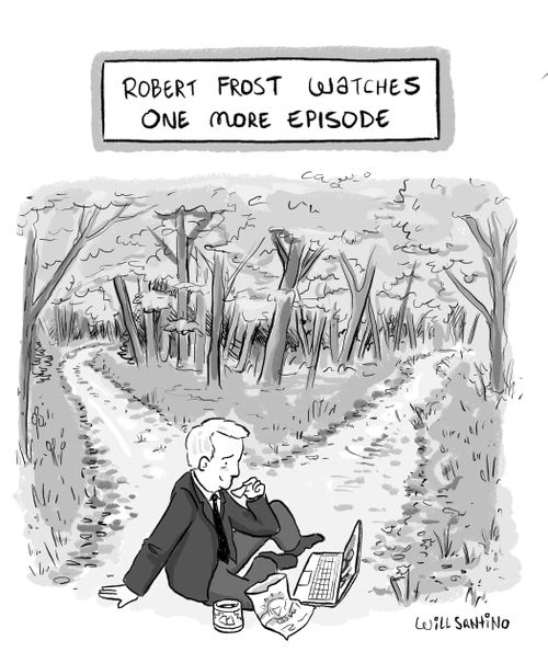 Robert Frost Watches One More Episode