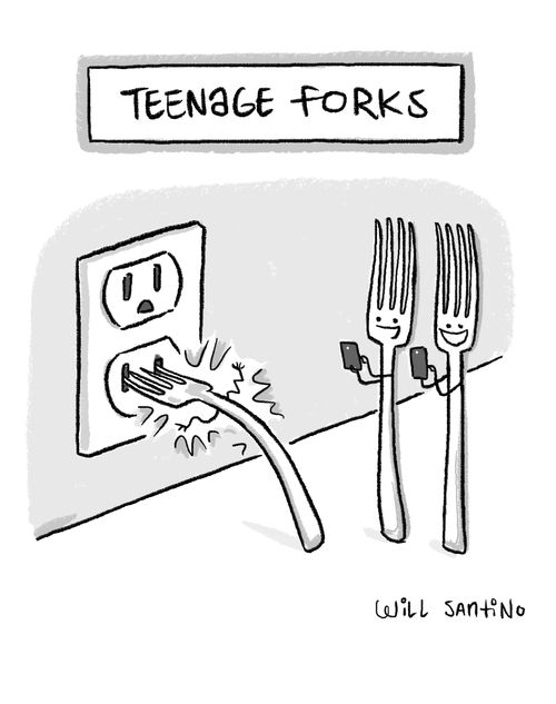 Teenage forks.