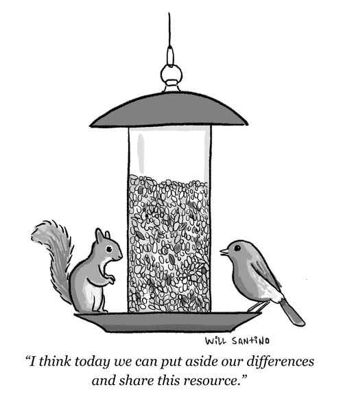 "I think today we can put aside our differences and share this resource."