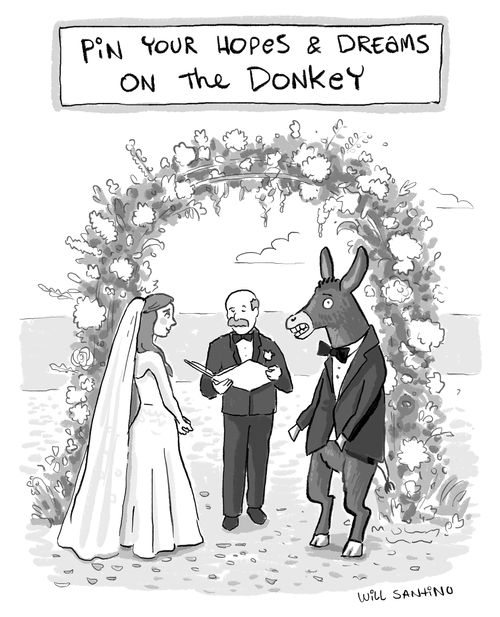 Pin your hopes and dreams on the donkey