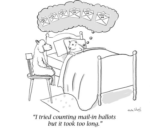 "I tried counting mail-in ballots but it took too long."