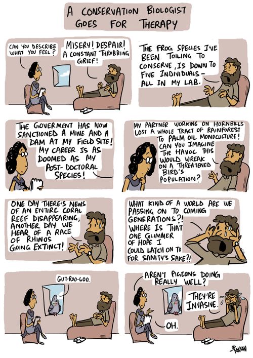 A Conservation Biologist Goes for Therapy