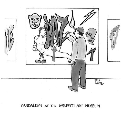 Vandalism at the Graffiti Art Museum