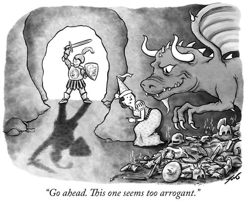 "Go ahead. This one seems too arrogant."