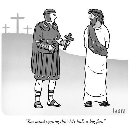 "You mind signing this? My kid's is a big fan."