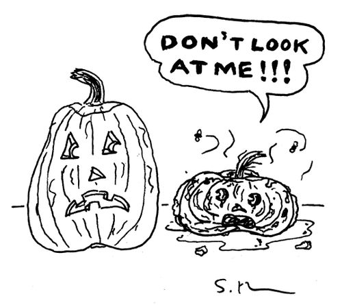 "Don't look at me!!!"