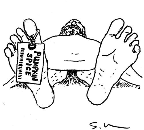 PUMPKIN SPICE toe tag