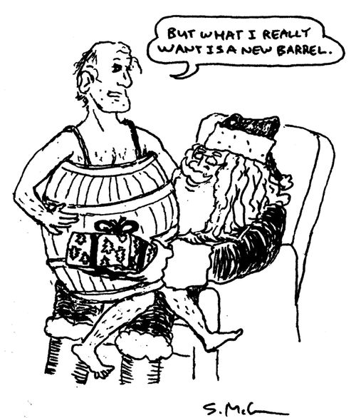 "But what I really want is a new barrel."