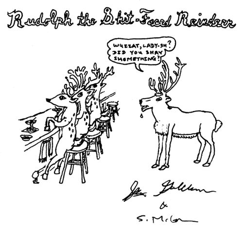 Rudolph the Shit-Faced Reindeer 
