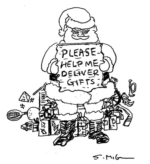 PLEASE HELP ME DELIVER GIFTS