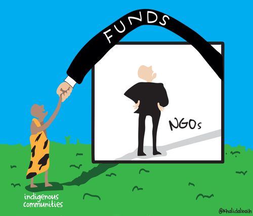 Funding directly reaches indigenous communities, bypassing NGOs.
