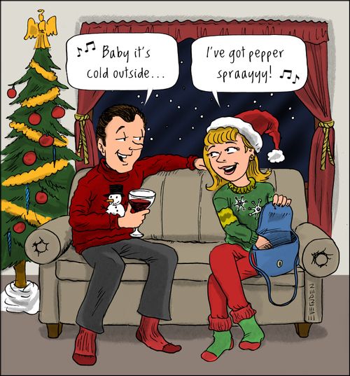 "Baby it's cold outside..."