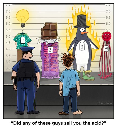 "Did any of these guys sell you the acid?"