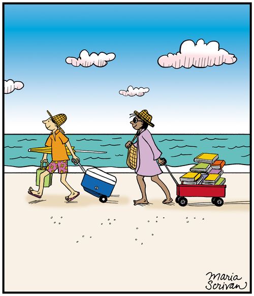 Beach days.