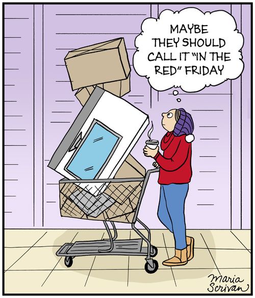 "Maybe they should call it 'in the red' Friday."