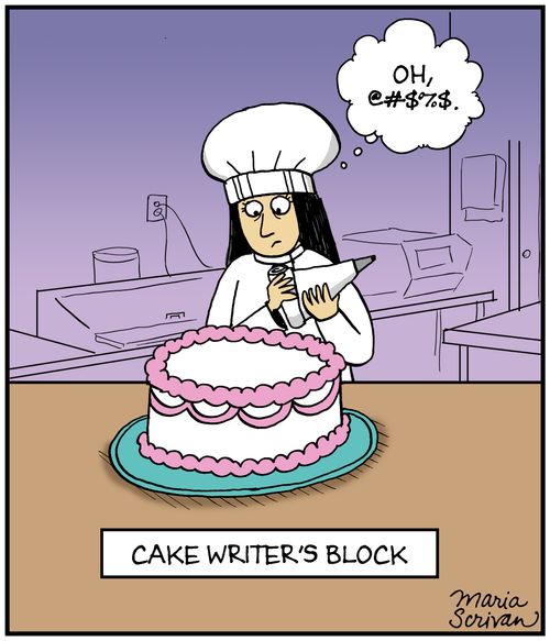 Cake Writer's Block