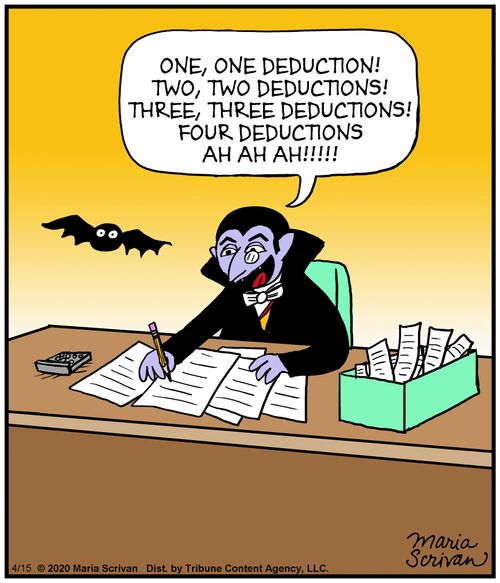 "One, one deduction! Two, two deductions! Three, three deductions! Four deductions ah ah ah!!!!!!"