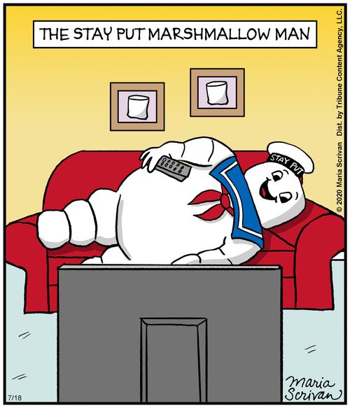 The Stay Put Marshmallow man