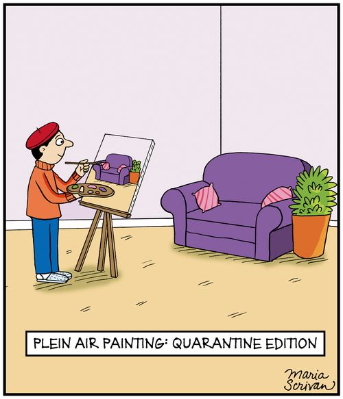 Plein Air Painting: Quarantine Edition