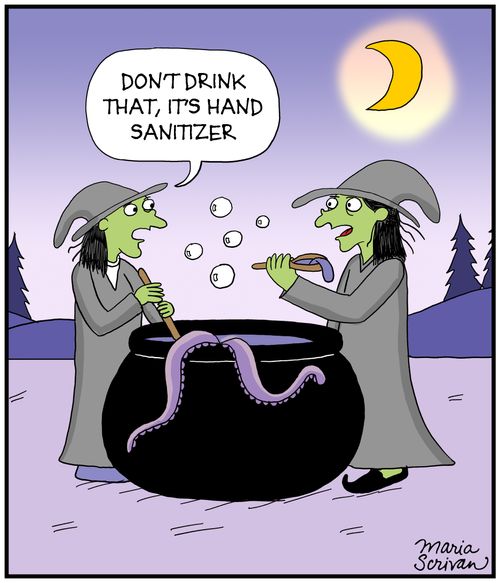 "Don't drink that, it's hand santizer."