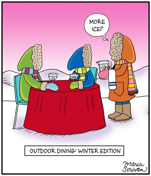 Outdoor Dining: Winter Edition