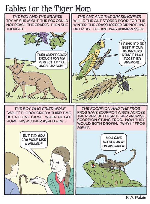 Fables for the Tiger Mom.