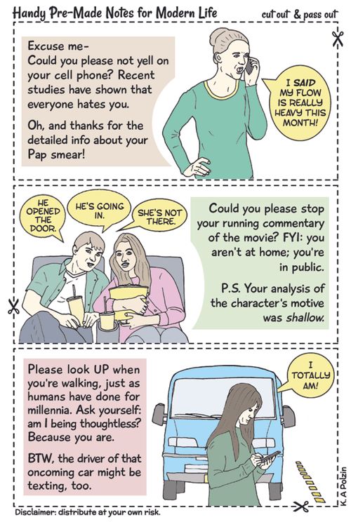Handy Pre-made Notes for Modern Life