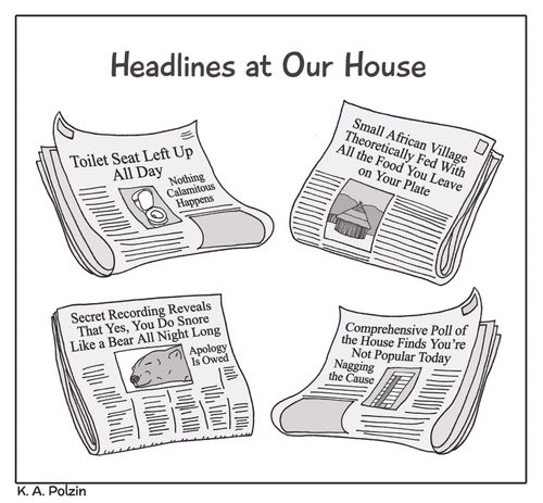 Headlines at Our House