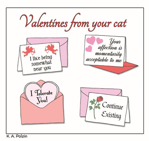 Valentines from your cat