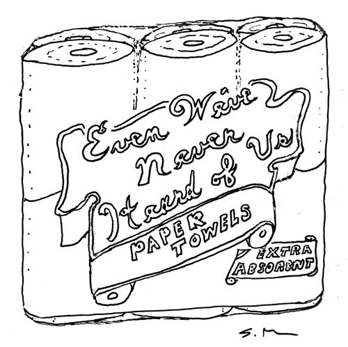 "Even We've Never Heard of Us" paper towels.s 