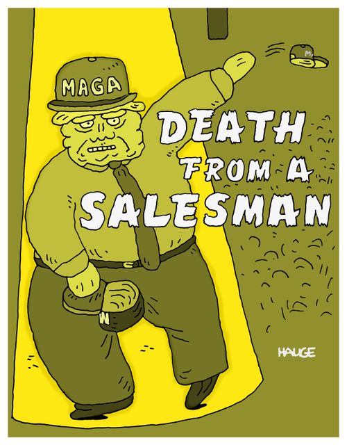 Death from a salesman.