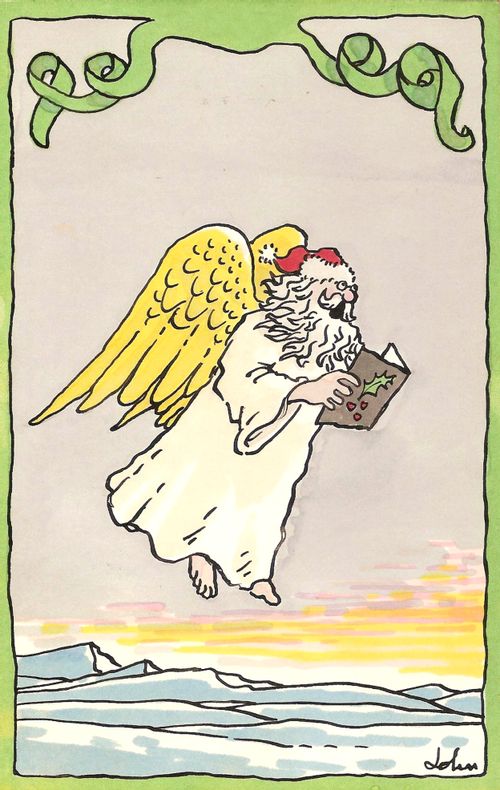 An Angel Santa Claus