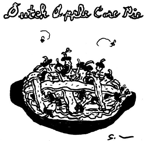 Dutch Apple Core Pie .