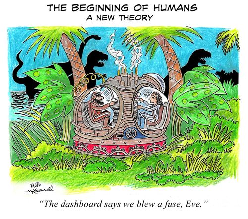 The beginning of humans: A new theory.
