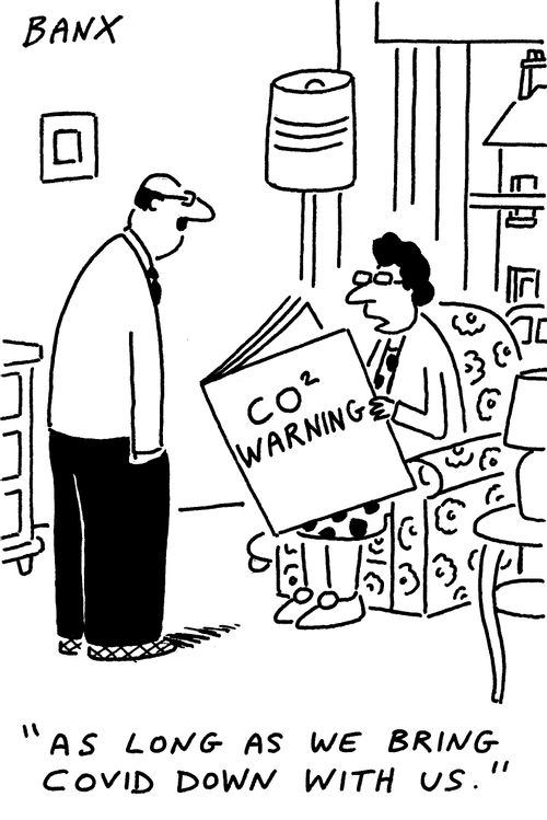 "As long as we bring COVID down with us."