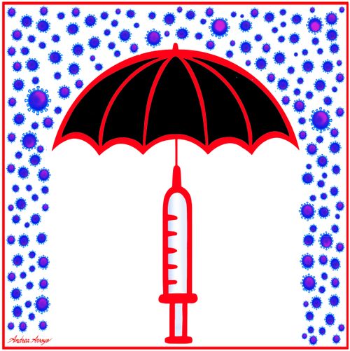 COVID-19 vaccine umbrella.