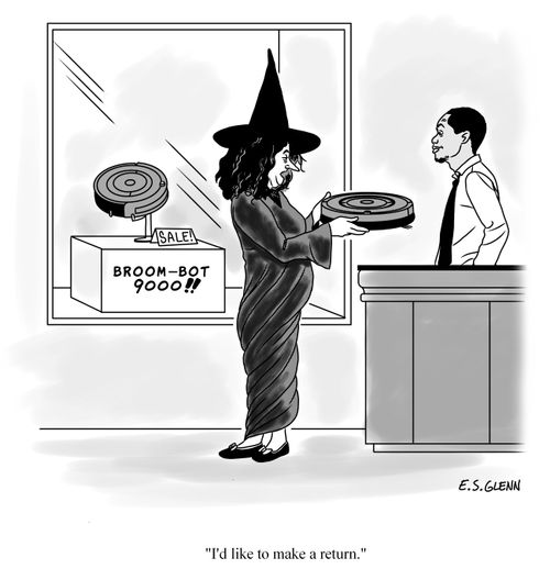 "I'd like to make a return."