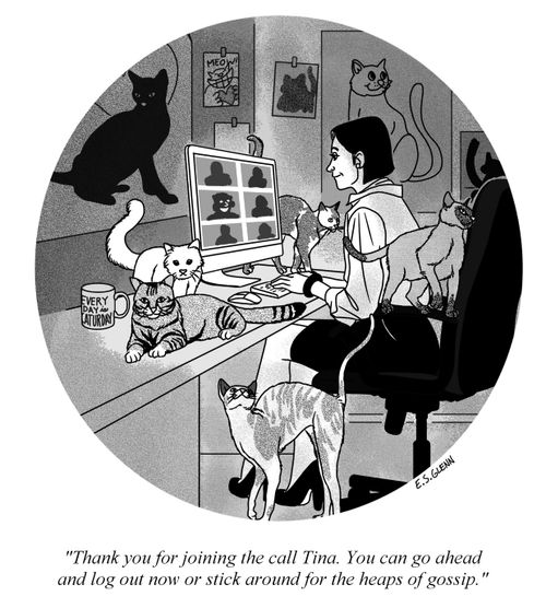 "Thank you for joining the call Tina. You can go ahead and log out now or stick around for the heaps of gossip."