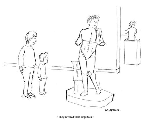 "They revered their amputees." 