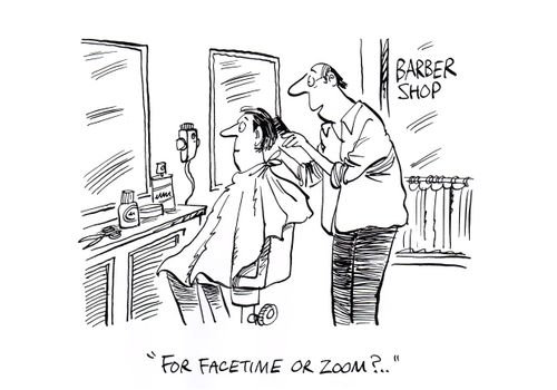 "For Facetime or Zoom?.."