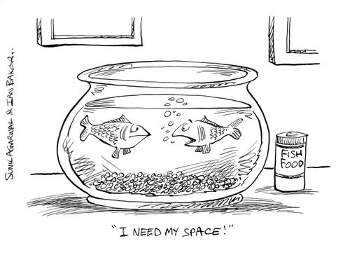 "I need my space!"
