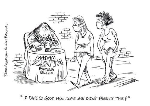 "If she's so good how come she didn't predict this?"