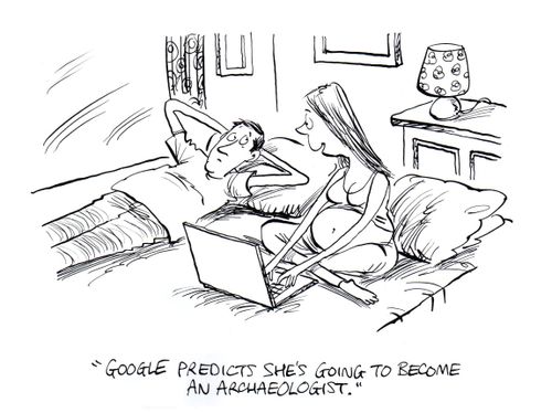 "Google predicts she's going to become an archaeologist."