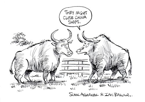 "They might close china shops."