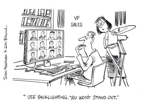 "Use backlighting, you won't stand out."