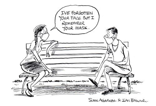 "I've forgotten your face but I remember your mask."