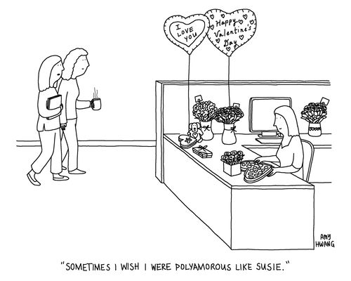 "Sometimes I wish I were polyamorous like Susie."
