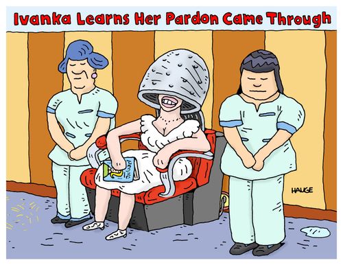 Ivanka learns her pardon came through