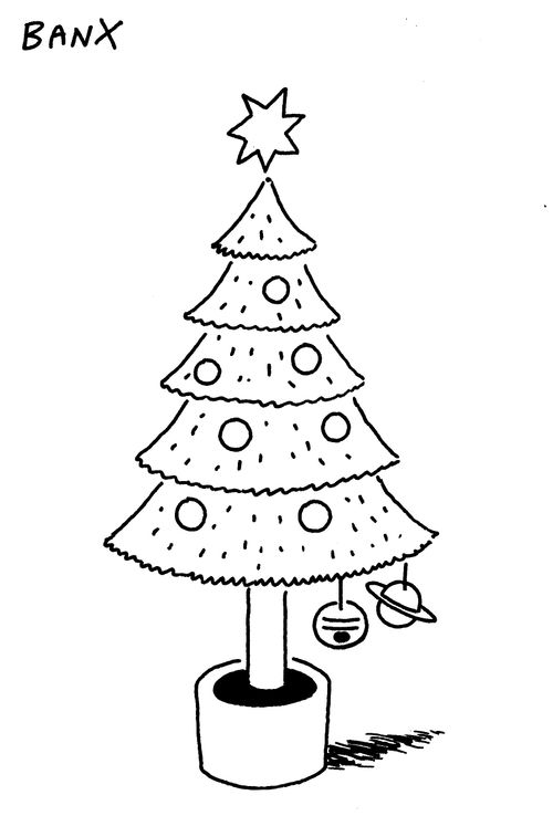 Jupiter and Saturn Christmas Decorations