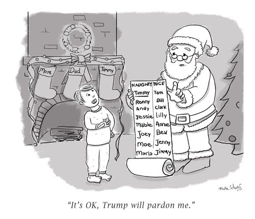 "It's OK, Trump will pardon me."
